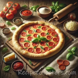Easy Homemade Pizza Crust baked until golden brown and ready for pizza toppings.
