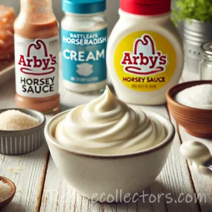 Creamy Horseradish Sauce and homemade horseradish sauce served in a small bowl for sandwiches, burgers, and dipping.