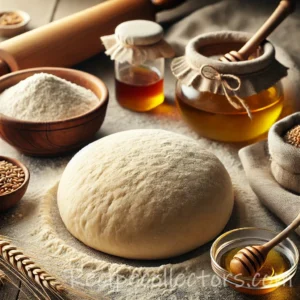 Whole wheat pizza dough baked with tomato sauce, mozzarella and fresh vegetables